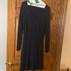 Ribbed sweater dress sz L